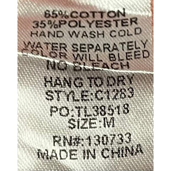 UMGEE USA 3/4 BELL DOLMAN SLEEVE BLOUSE, WOMENS, M, ORANGE & MULTICOLOR FLORAL - Picture 10 of 11